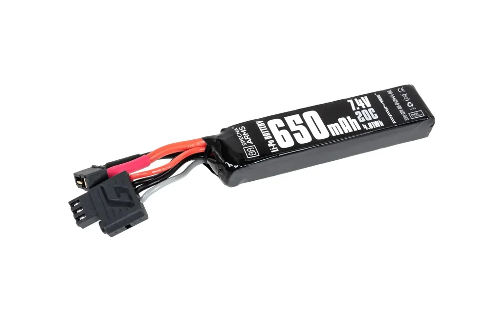 Li-Po Specna Arms x Gens Ace 650 mAh 20C 7.4V T-Deans mini G-Tech battery - Bild 2