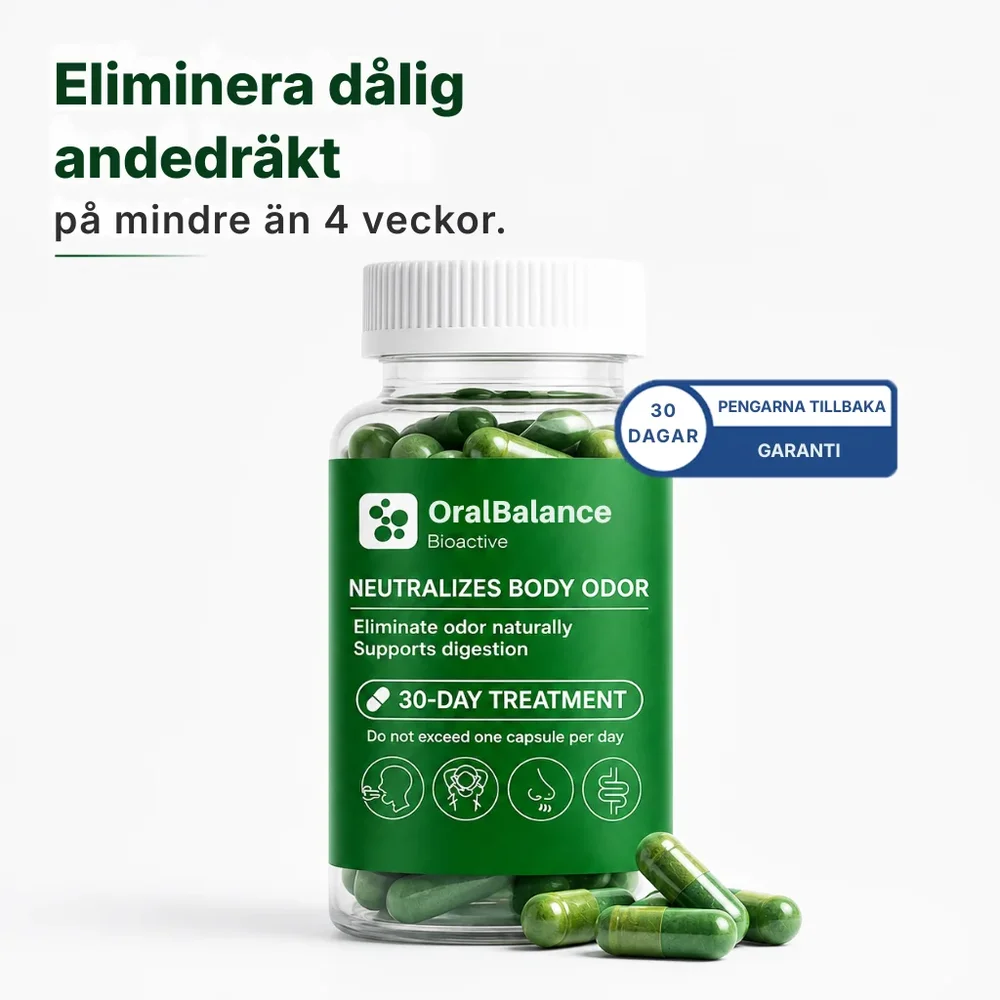 OralBalance® | Naturligt kosttillskott för frisk andedräkt och mot kroppslukt - Bild 1