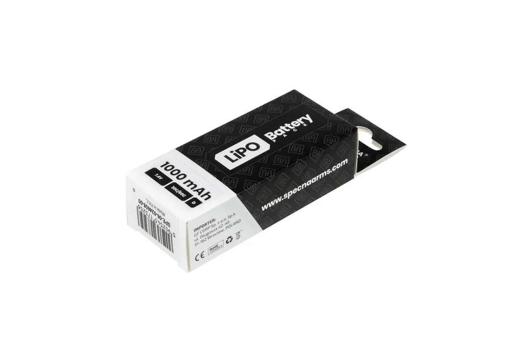 Airsoft Batteri 7,4V 1000mAh Airsoft Batteri 7,4V 1000mAh
