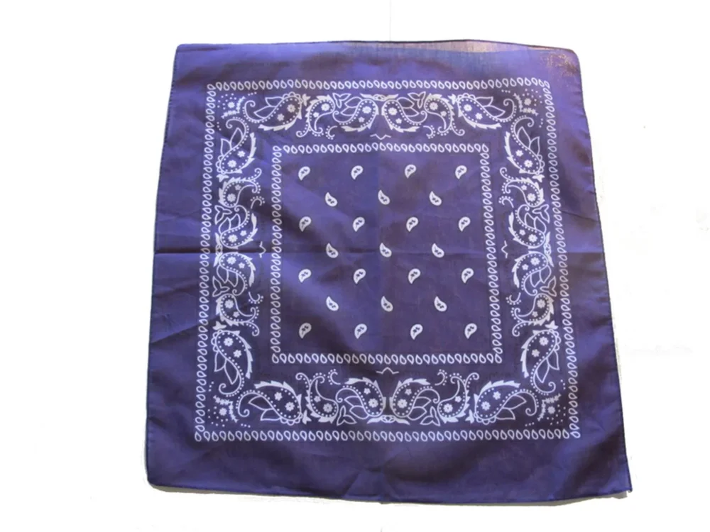 Lila Bandana Paisley Scarf