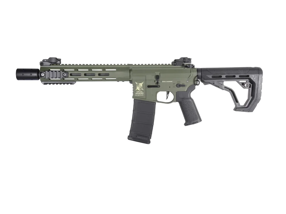 Delta Armory M4 AR15 M-LOK SilentOps 10″ Charlie EAGLE, Olive Delta Armory M4 AR15 M-LOK SilentOps 10″ Charlie EAGLE, Olive