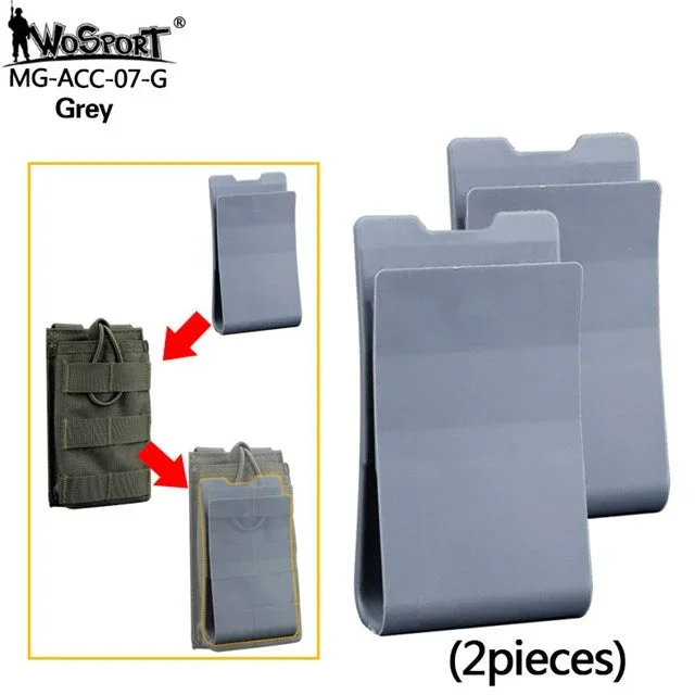 Plastik Insert Til M4 Magasin Pouch – Grå, 2 Stk Plastik Insert Til M4 Magasin Pouch – Grå, 2 Stk