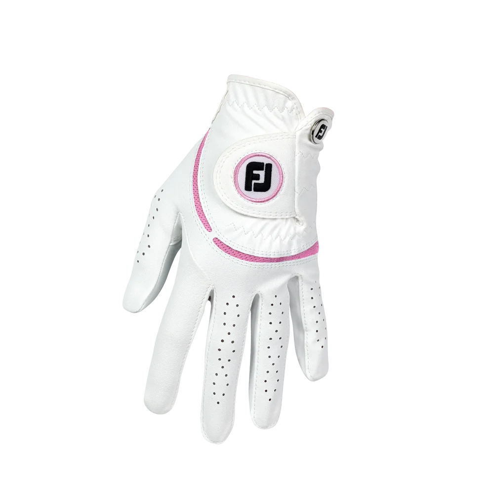 FootJoy WeatherSof Golfhandskar Dam - White/Pink Dam - Bild 2