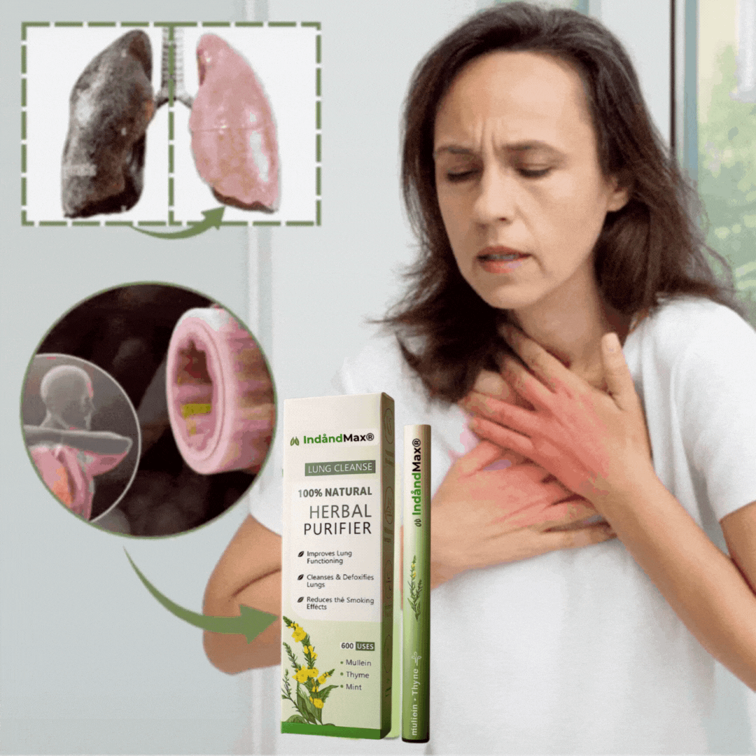 IndåndMax® | Lung Hälsa Inhalator - Rensa luftvägarna och förbättra andningen med 98 % på 7 dagar! - Bild 1