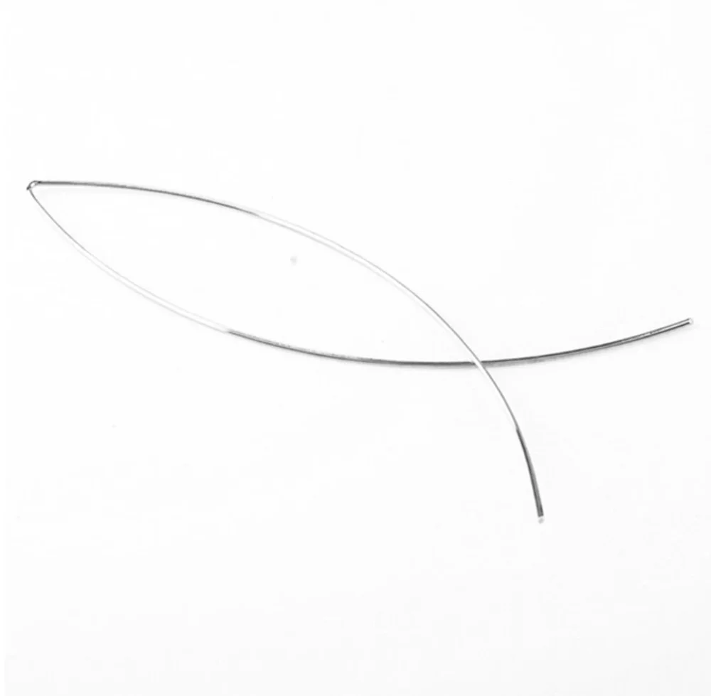 Fiskformade Örhängen - Silverfärgade - Bild 2