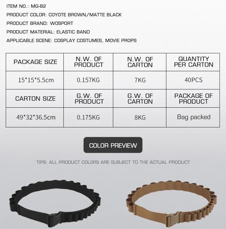 WST Bandolier Belt for 16× 40mm Grenade Shell - Bild 2