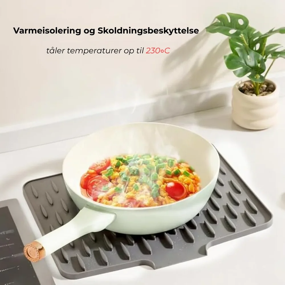 Glasklart® | Värmeskydd & Snabb Avrinning – Silikon Diskmatta - Bild 1