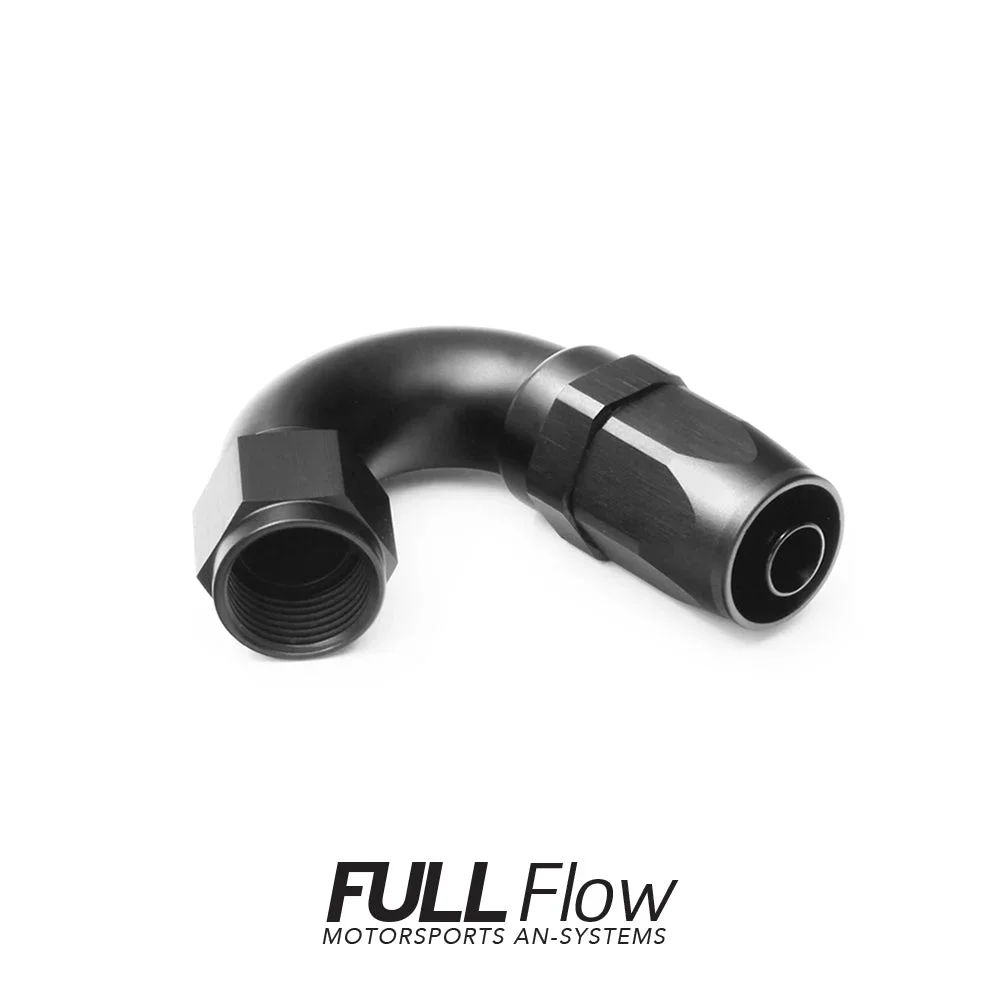 Full Flow AN Hose End Fitting 150 Degree AN-4 Full Flow AN Hose End Fitting 150 Degree AN-4