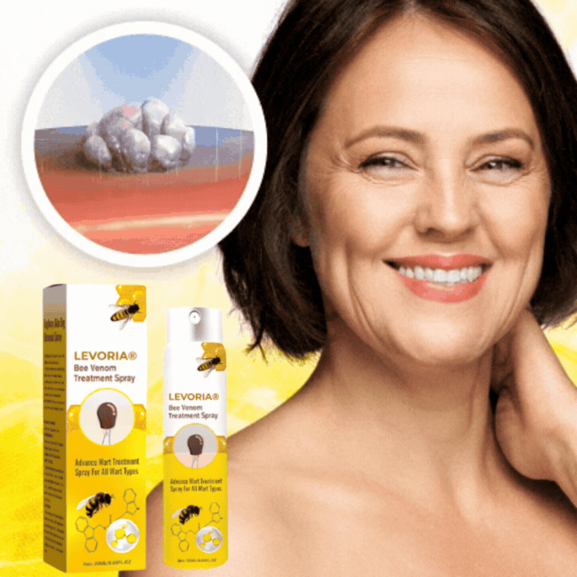 Levoria® BeeSmooth Spray | Säg adjö till hudflikar och vårtor – avslöja slät, självsäker hud på bara 7 dagar! - Bild 1