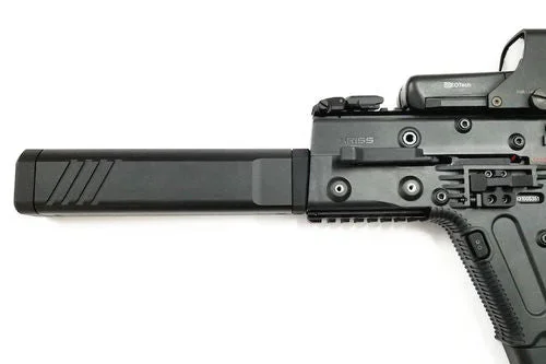 Angry Gun KVS lyddæmper 8 tommer til Krytac Kriss Vector, sort - Bild 2