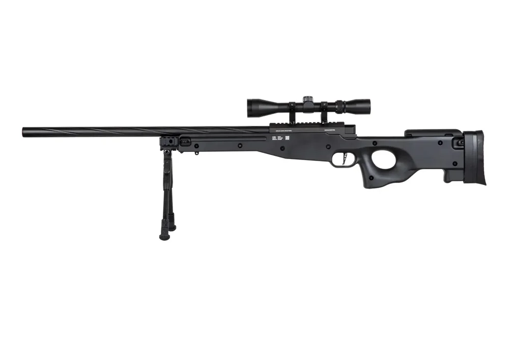 SA-S11 Sniper m/ Kikkert og Bipod 3 Joule - Sort - Bild 1