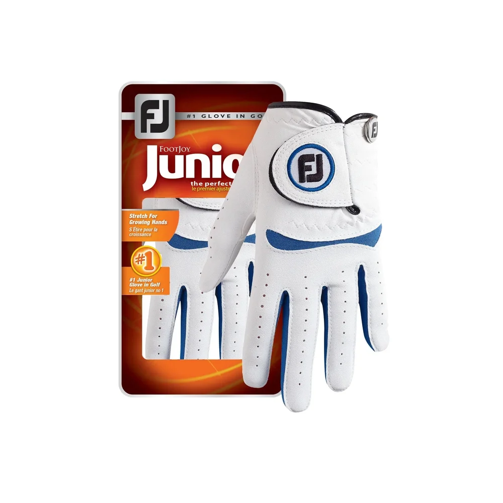 FootJoy Junior Golfhandskar Junior - White/Cobalt - Bild 3