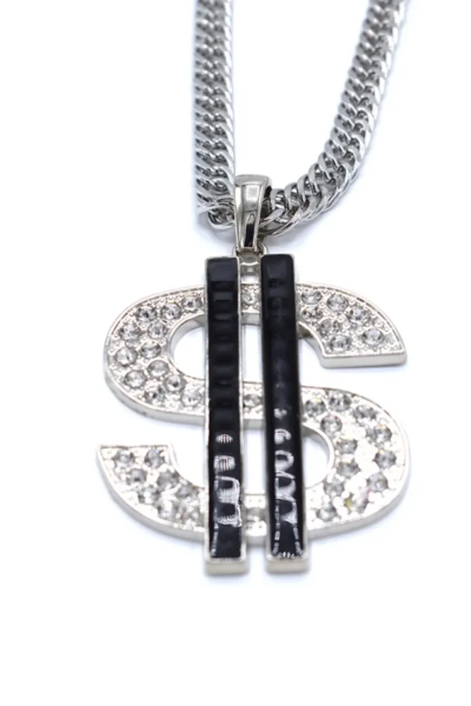 Hip Hop halsband Dollar tecken - Bild 2