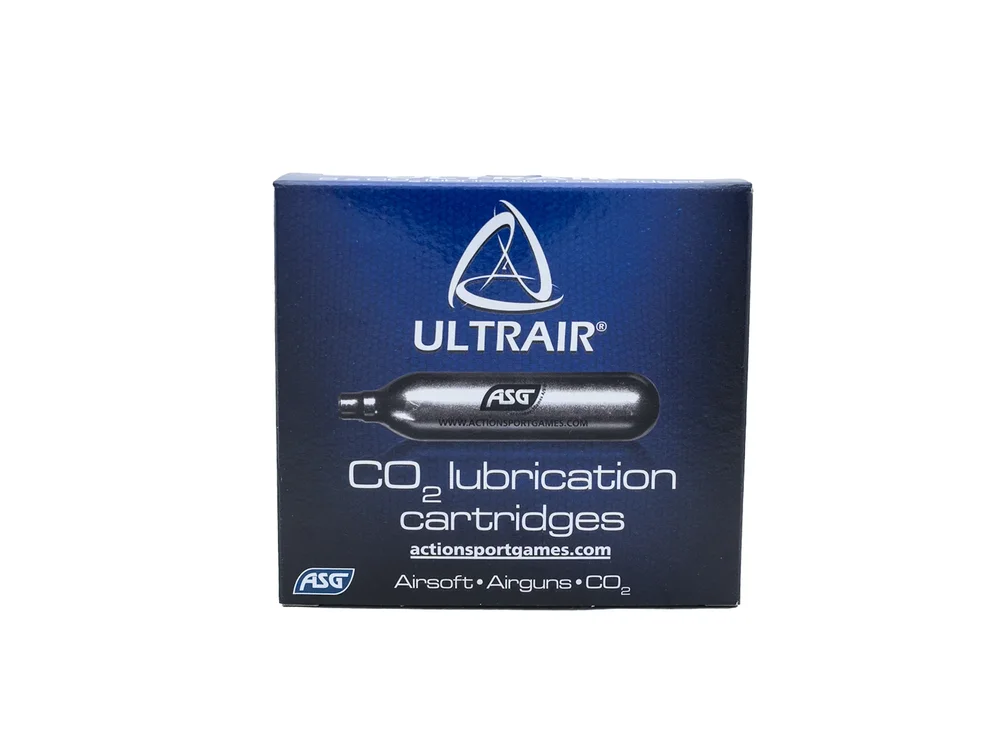 ASG Ultrair CO2-smørepatroner 12 g – 5 stk. ASG Ultrair CO2-smørepatroner 12 g – 5 stk.
