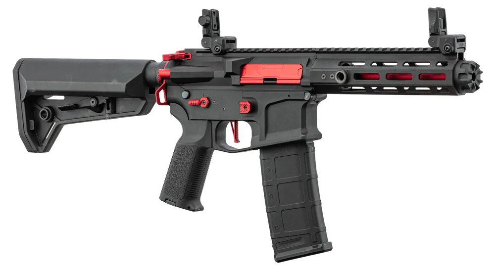 LT-32 Hellion NSR AEG-replika, komplet pakke – sort/rød - Bild 2