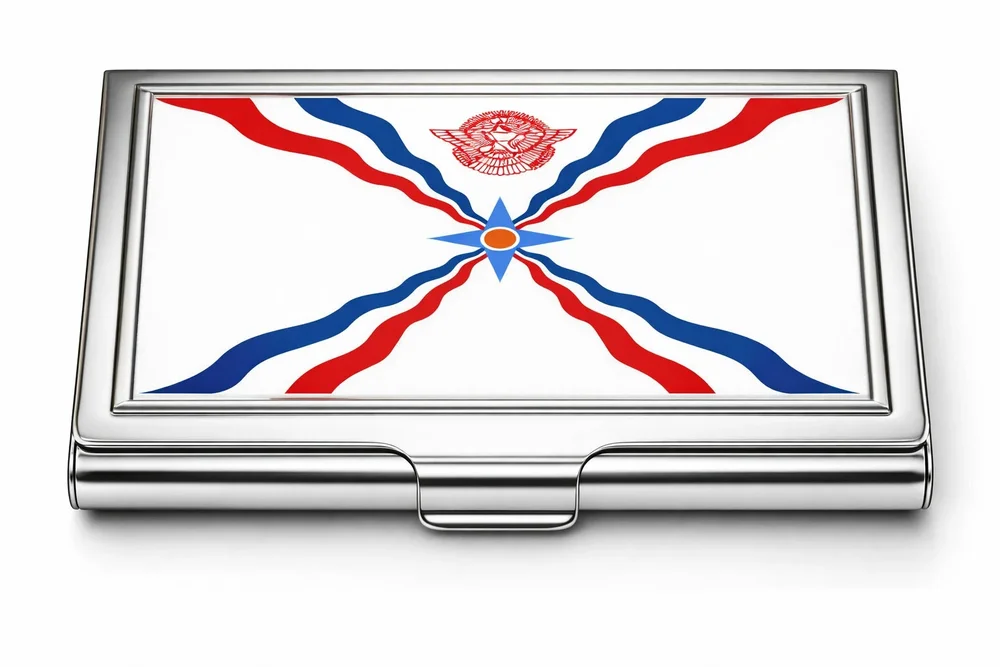 Korthållare  - Assyria flagga - Bild 1