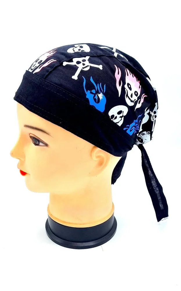 Dödskalle Zandana Scarf Pirat - Bild 1