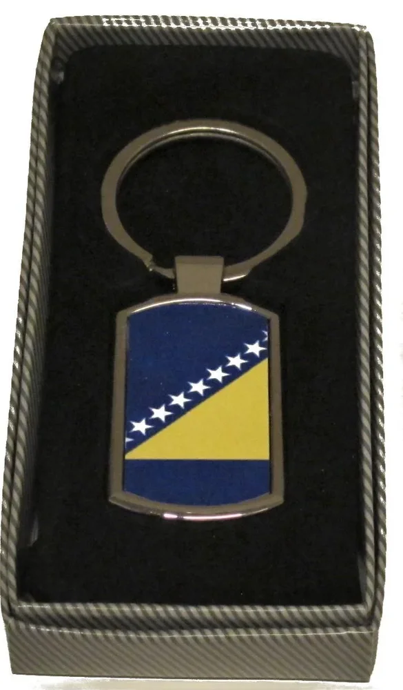 Bosnien Flagga nyckelring - Bild 2
