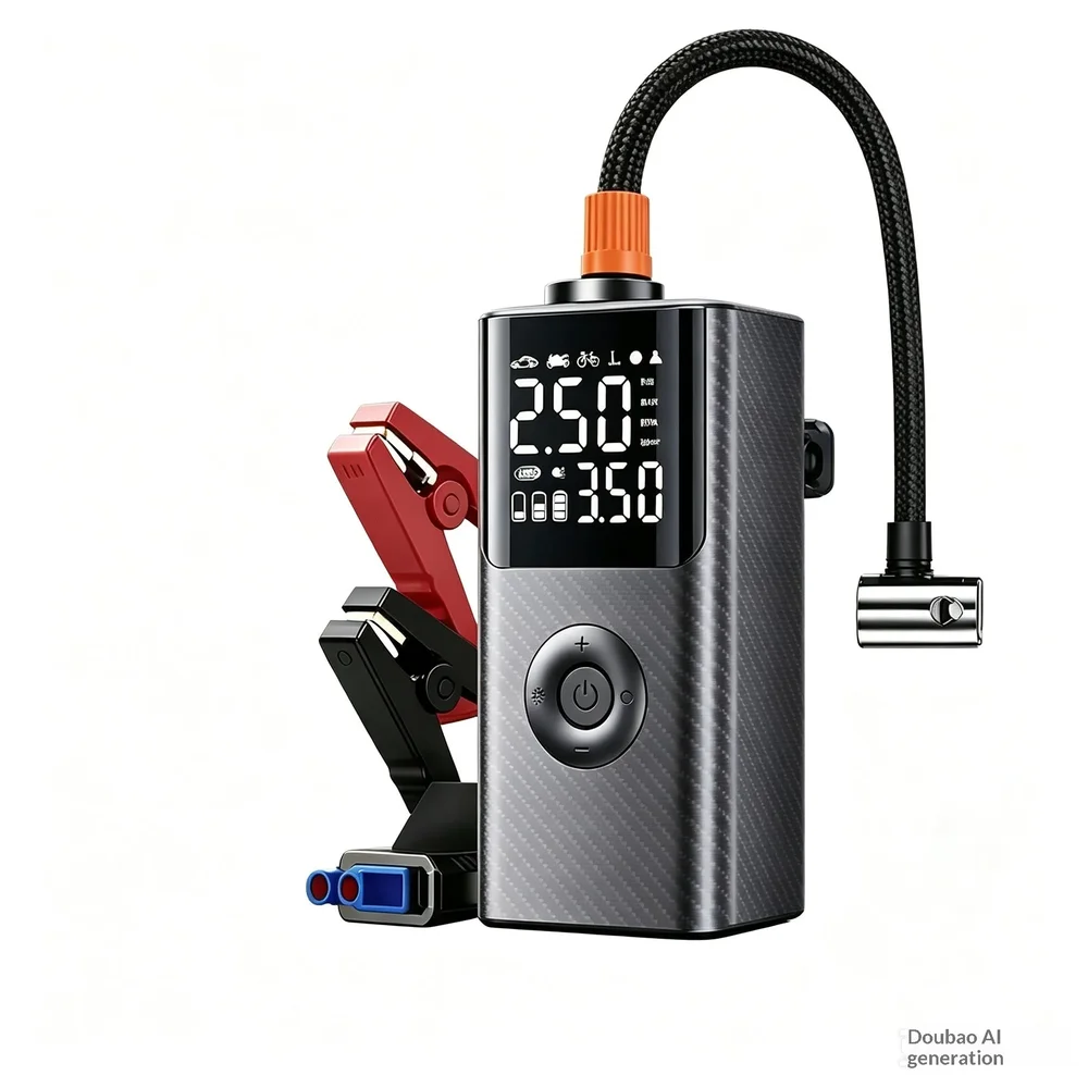 BOREAL Jump – Startbooster 4-i-1 med kompressor - Bild 3