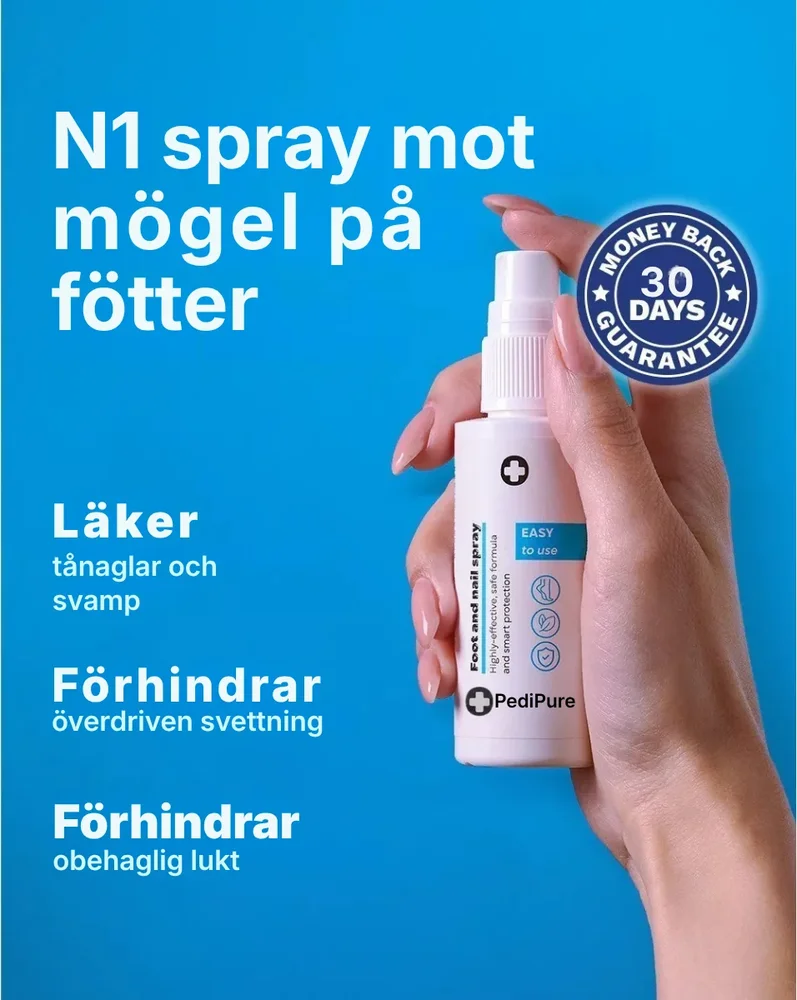 PediPure® | Nagelvårdsspray för friska fötter och naglar - Bild 2