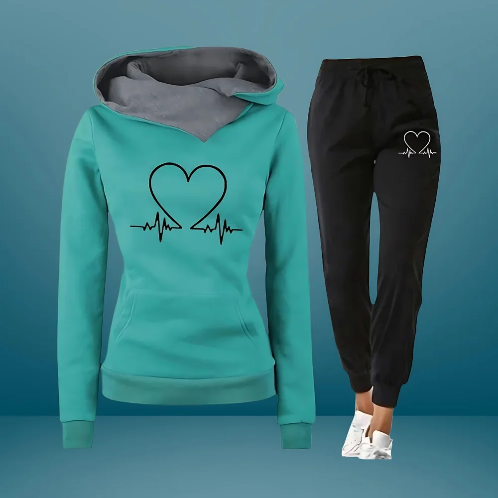 Pulssæt® | Träningsdräkt - Bekväm fleece med kärleksfull design - Bild 3