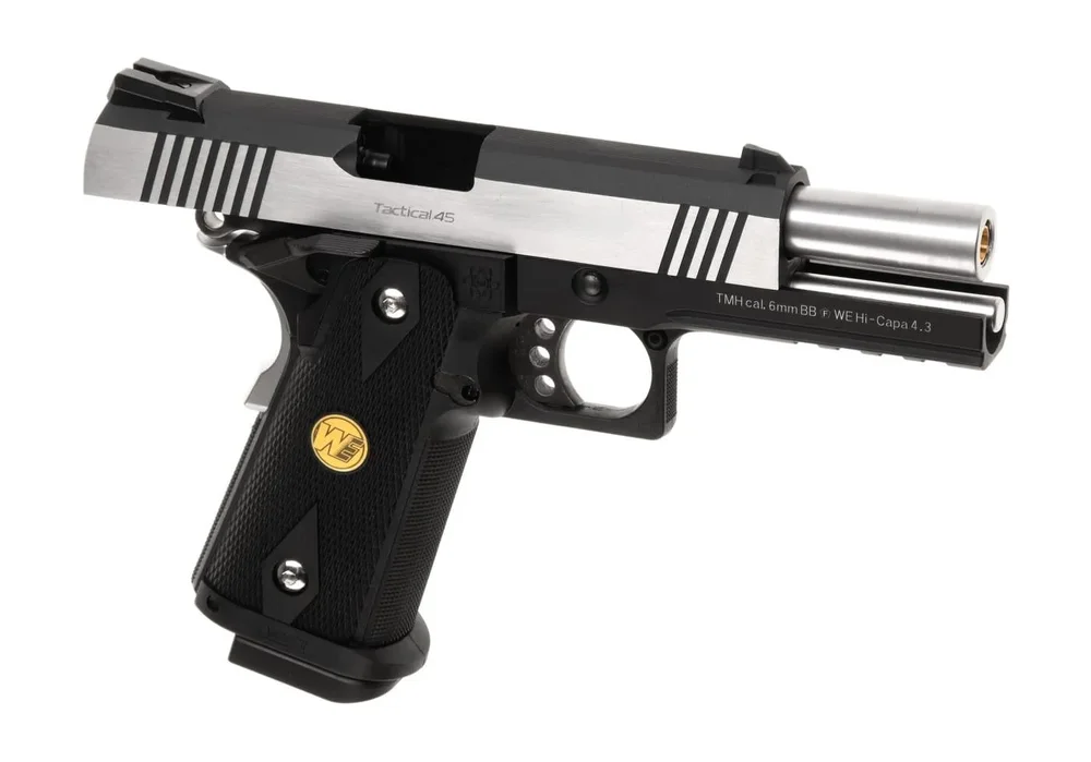 WE Hi-Capa 4.3 OPS Full Metal GBB - Silver - Bild 3