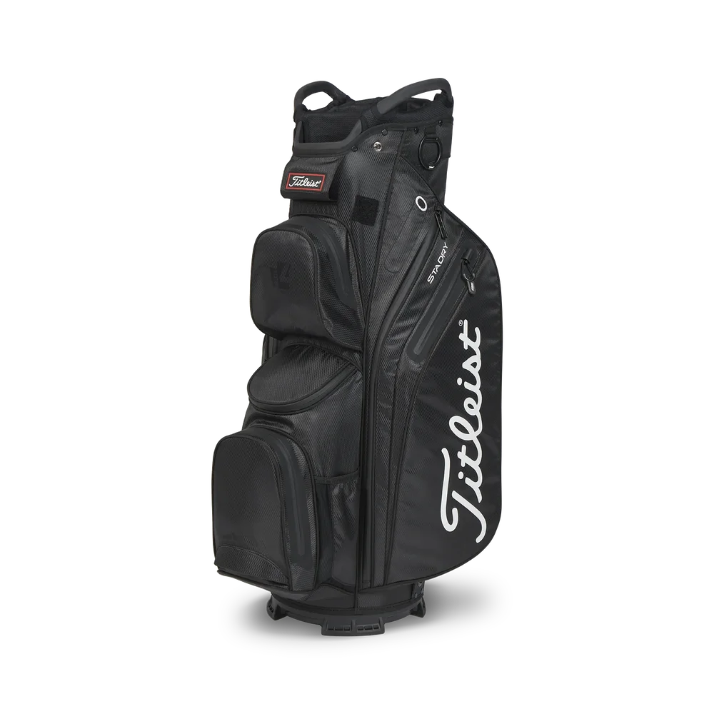 Titleist CART 14 STADRY Vattentät golfbag – Black Titleist CART 14 STADRY Vattentät golfbag – Black