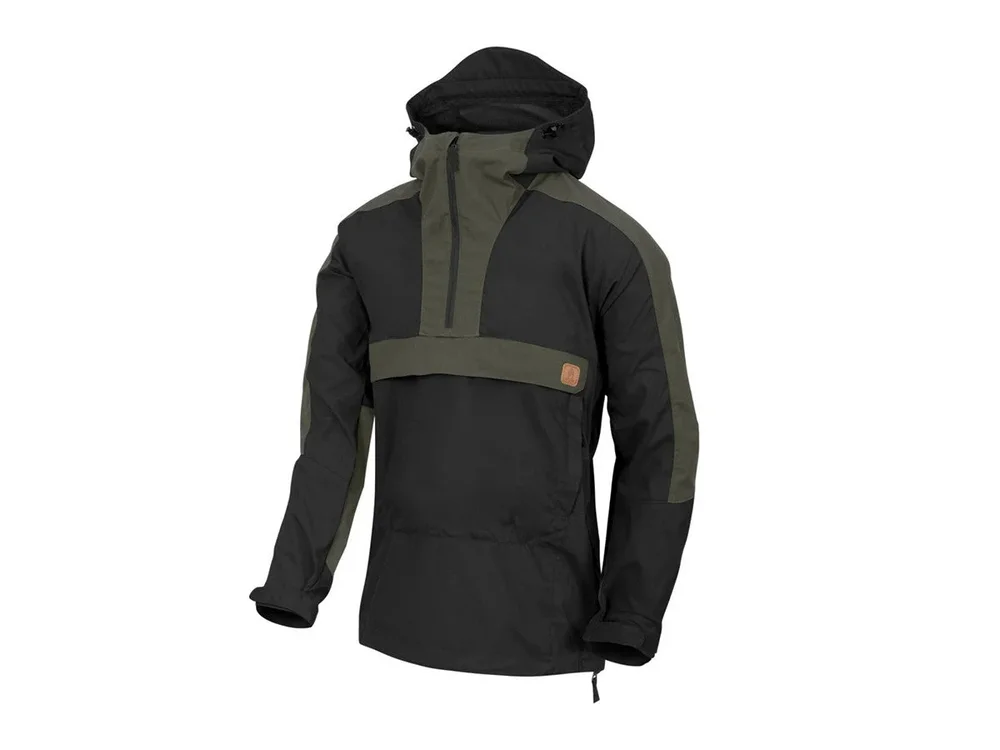 Woodsman Anorak Jakke - Sort / Taiga Grøn - Bild 1