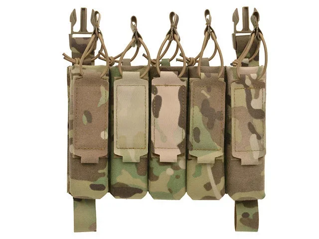 MP5-lomme til 5 magasiner, Buckle Up, laser-cut – Multicam - Bild 1