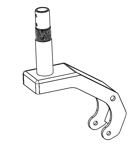 Swing arm (Brazo de direccion) Dualtron Mini Special Long Body - Bild 2