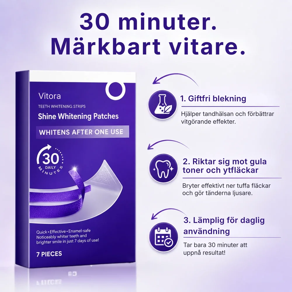 Vitora® | Synlig tandblekning utan risk för ömhet - Bild 3
