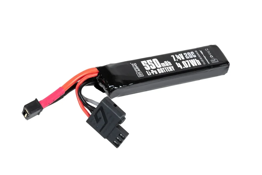 Li-Po Specna Arms x Gens Ace 550 mAh 20C 7.4V T-Deans mini G-Tech battery - Bild 2