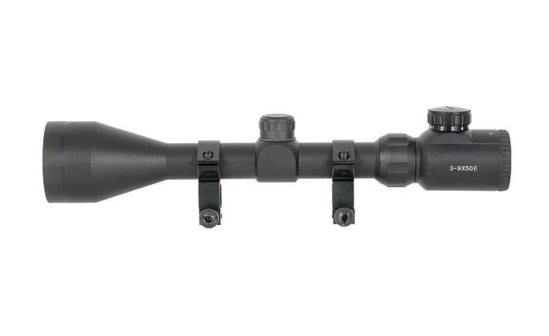 Kikkertsigte 3-9x50 med høje monteringsringe, model 2 - Bild 3
