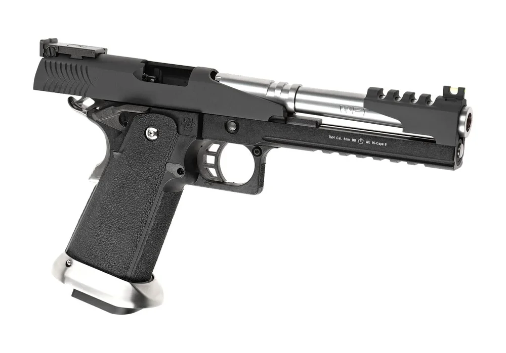 WE Hi-Capa 6 T-Rex Customs Titanium Barrel Full Metal GBB - Black - Bild 3