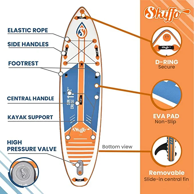 Skiffo SUNCRUISE 11'2" – Uppblåsbar Allround SUP - Bild 3