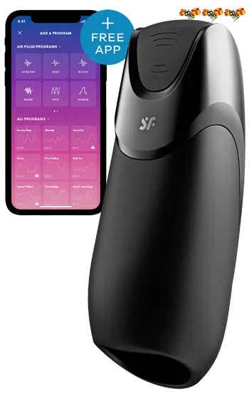 Satisfyer Men Vibration Plus – Appstyrd masturbator i stilren och kraftfull design - Bild 1