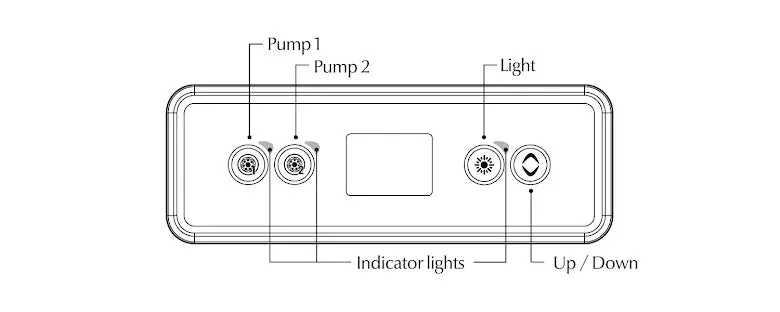 Display Gecko IN.K300-CL (2 PUMPAR) med etikett - Bild 2