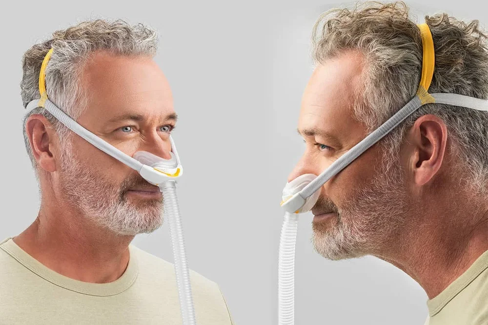 Näsiva® | CPAP-näskuddsmask med AutoLock-huvudband – stabil och bekväm passform - Bild 3