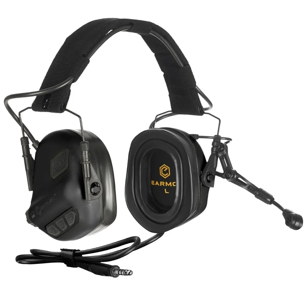 EARMOR M32 PLUS Elektronisk Taktisk Hovedtelefon - Black - Bild 1