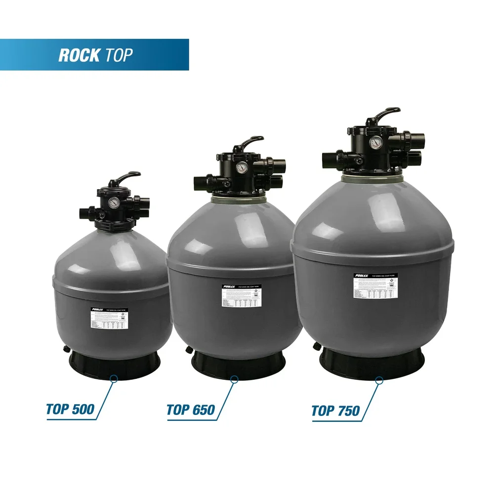 Sandfilter Poolex Rock Gelcoat – toppmonterad ventil - Bild 2