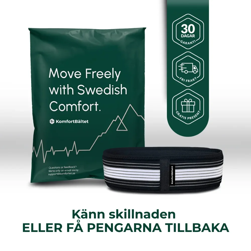 KomfortBältet® | Säg Hejdå Till Ryggsmärta och Hej Till Komfort: Upptäck den Revolutionerande KomfortBältet® för Omedelbar Lindring! - Bild 1
