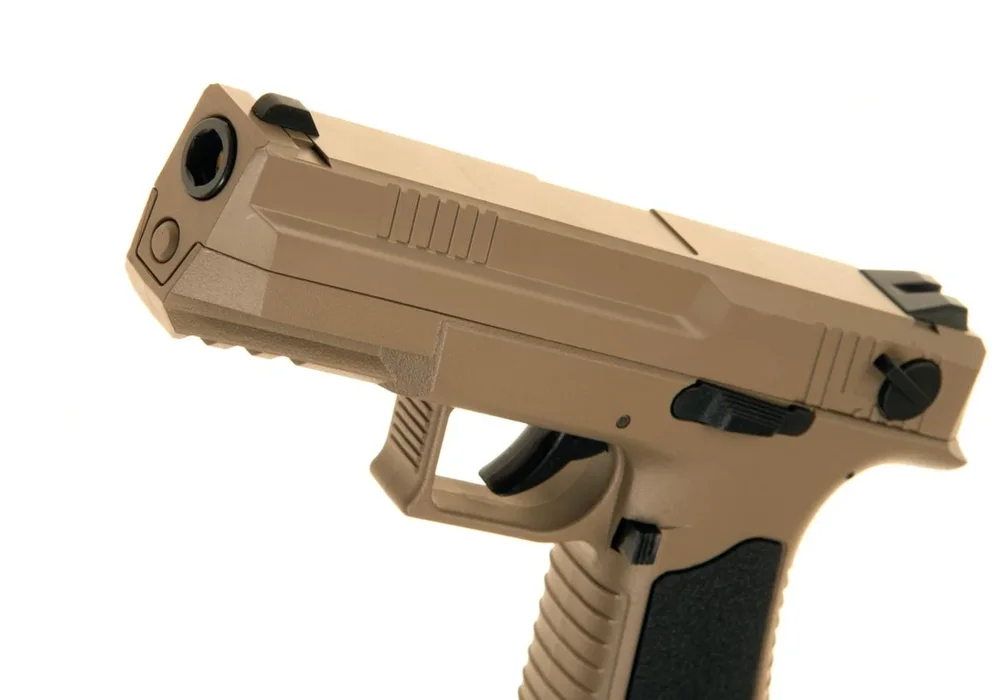 CYMA Phantom CM127 AEP El-pistol - Tan - Bild 3
