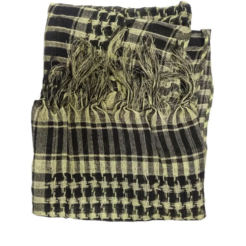 Palestinasjal keffiyeh  - Neongrøn og sort - scarf