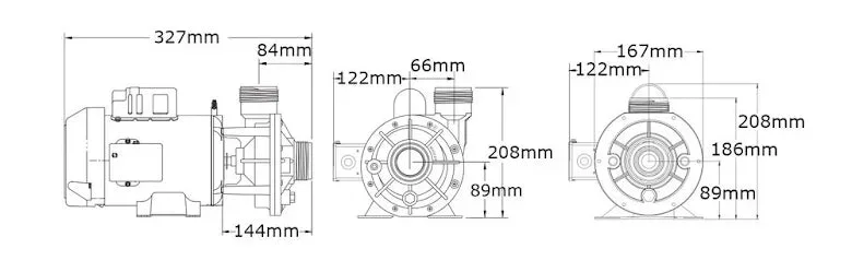Pump Gecko CIRC-MASTER Anslutning sida 1,5" - Bild 3