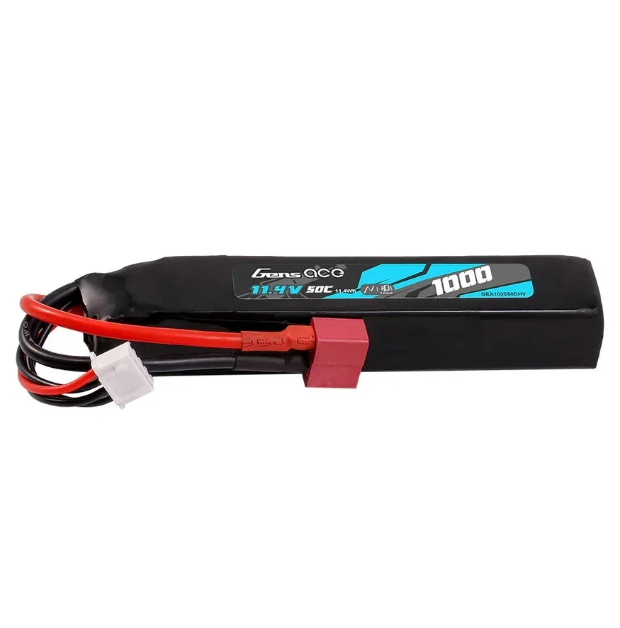 Gens ACE LiHV Batteri 11,4V 1000mAh 50C – Buffer Stick T-Dean Gens ACE LiHV Batteri 11,4V 1000mAh 50C – Buffer Stick T-Dean