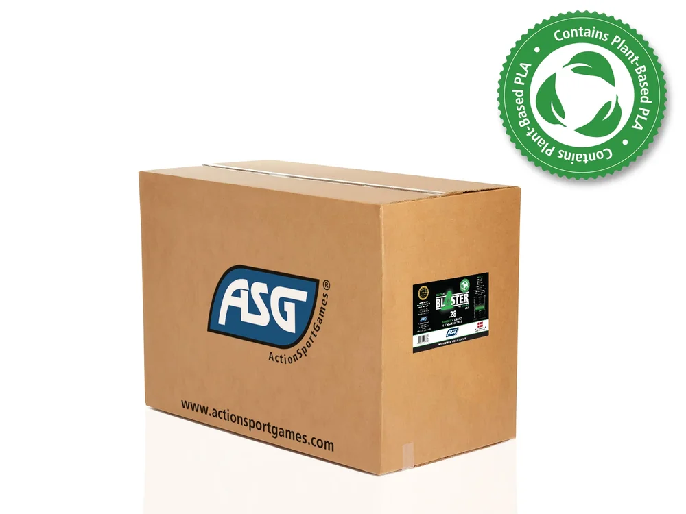 Alpha Blaster PLA Green Tracer kugler, 0,28 g – 20 kg kasse Alpha Blaster PLA Green Tracer kugler, 0,28 g – 20 kg kasse