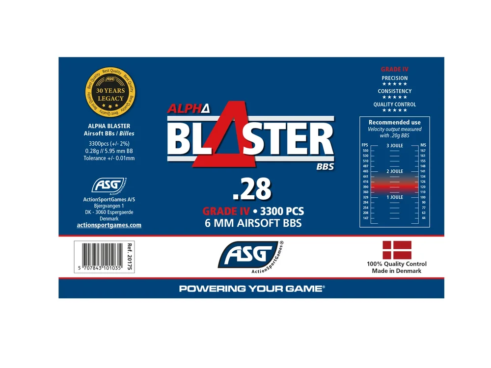 ASG Alpha Blaster BB 0,28 g - 3.300 stk. - Bild 3