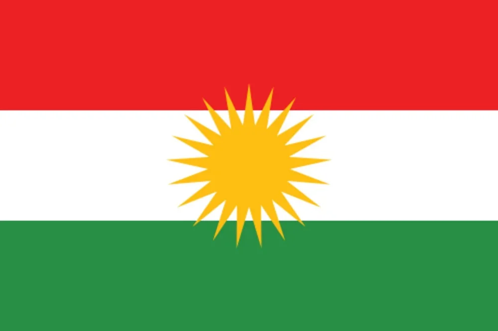 Flagga - Kurdistan