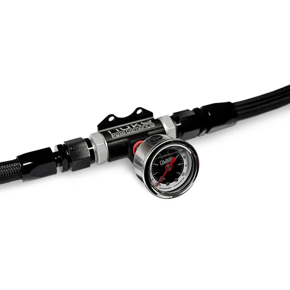 Fuel line gauge Adapter AN-8 ORB to M10x1
