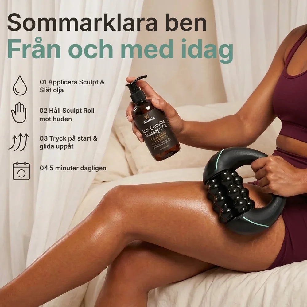 Alvella® | Automatisk djupvävnadsmassager för celluliter på lår, ben, armar och sätesmuskler - Bild 1